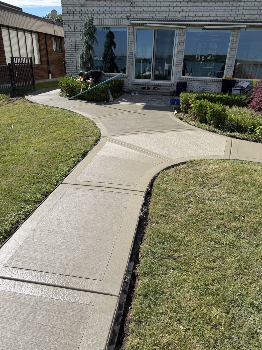 Front entrance walkway