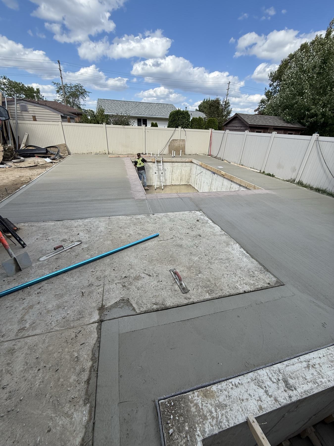 Commercial slab finish